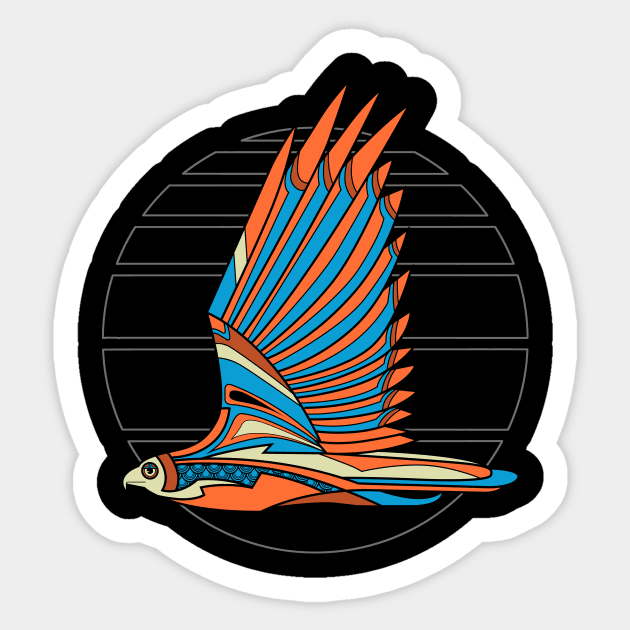 Hawk Deco 3 Sticker by qetza